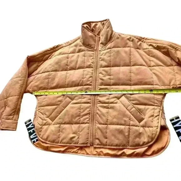 Emory park Quilted bomber jacket cozy & soft relaxed fit Sz S oversized look - Picture 9 of 9